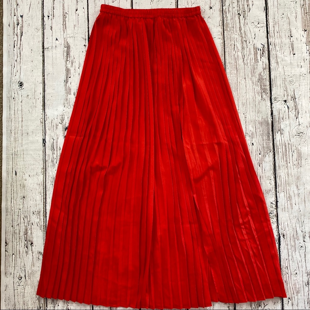 NWOT Michael Kors pleated Maxi skirt